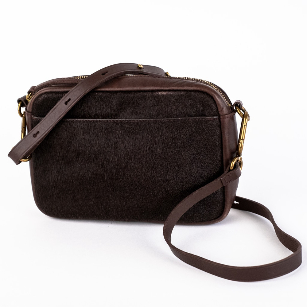 Madewell The Carabiner Medium Crossbody Bag Brown Leather Cowhide Women's $148
